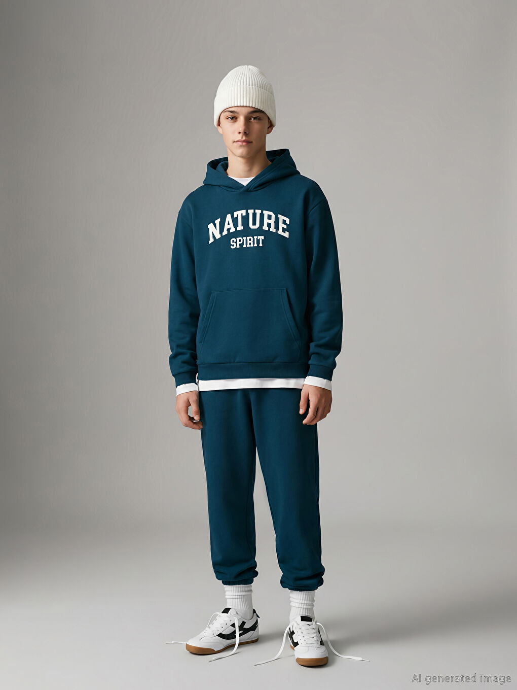 Hooded Boys' Tracksuit Set