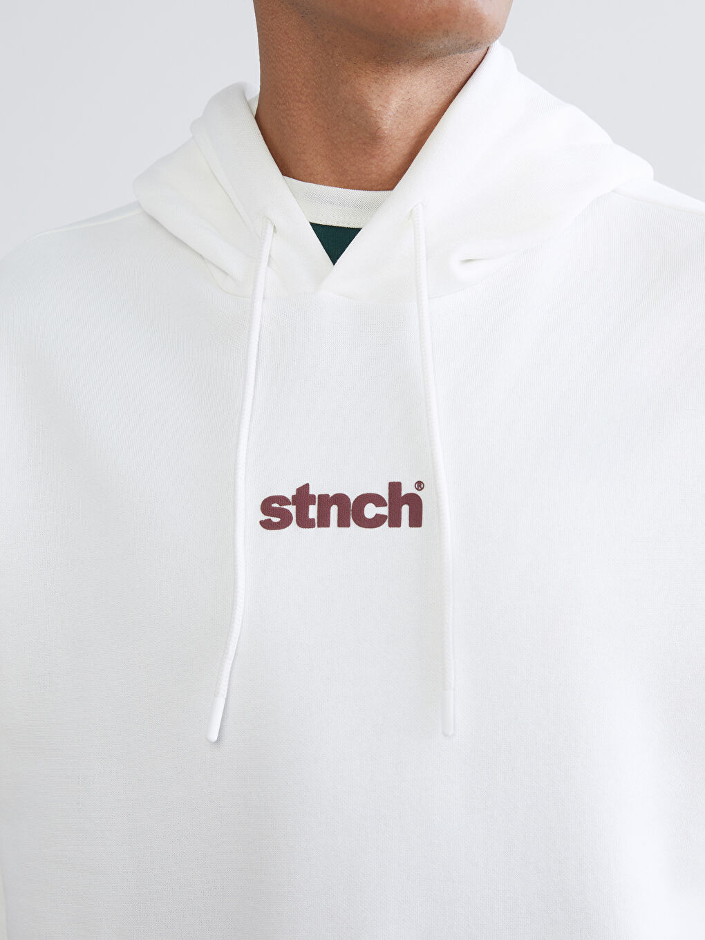 Ерлерге арналған ұзын жеңді принтті қалың худи-2