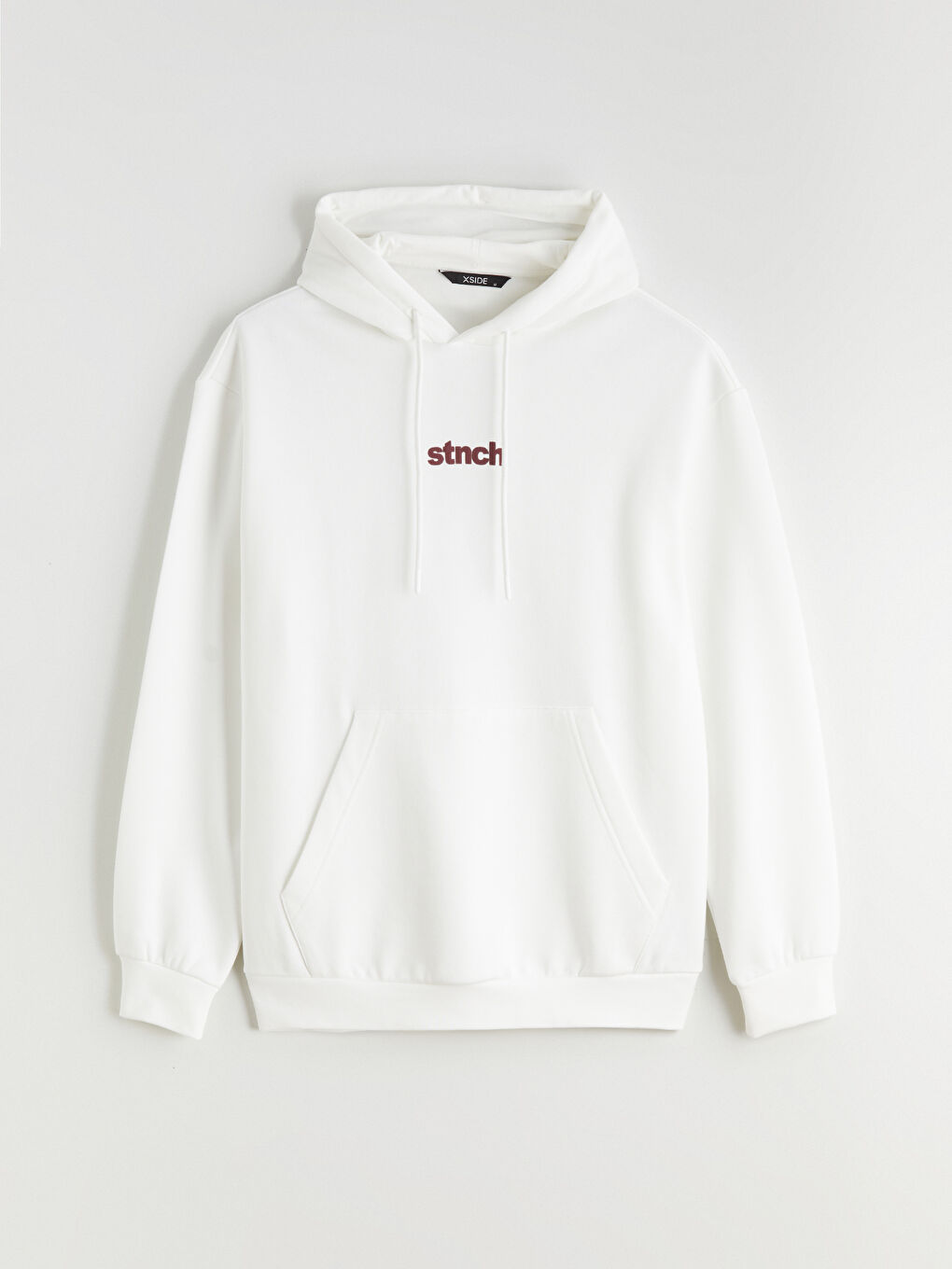 Ерлерге арналған ұзын жеңді принтті қалың худи-4