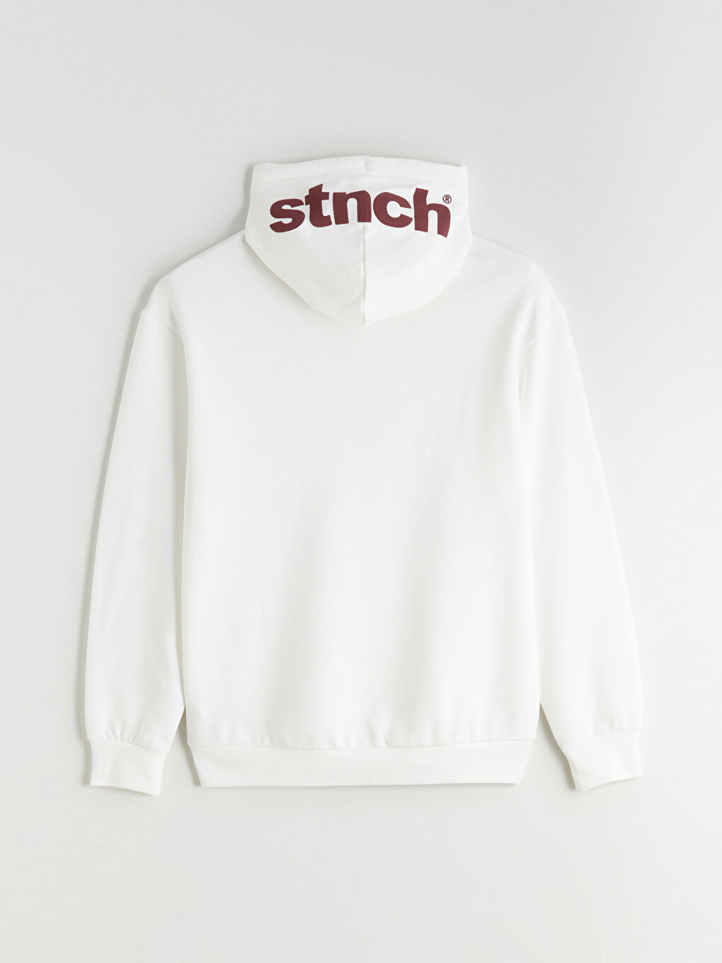 Ерлерге арналған ұзын жеңді принтті қалың худи-6