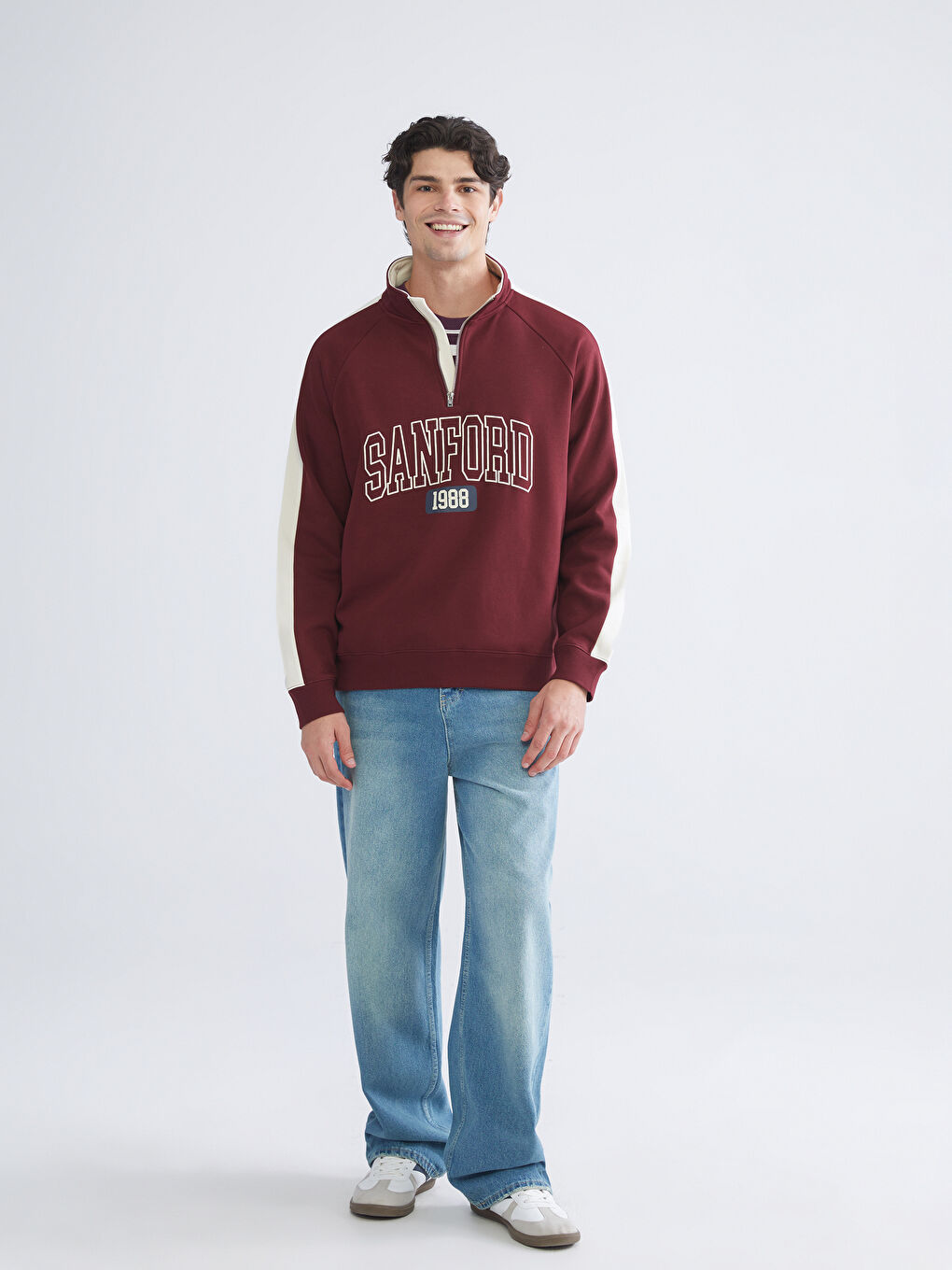 Man BORDEAUX Sweatshirt-1