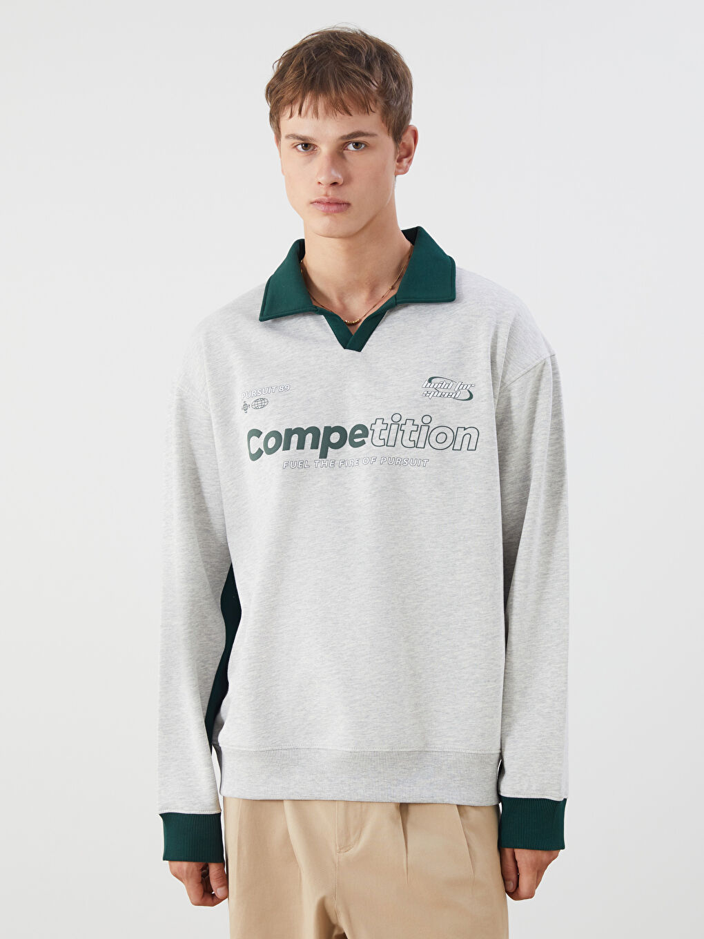 Man WHITE Sweatshirt