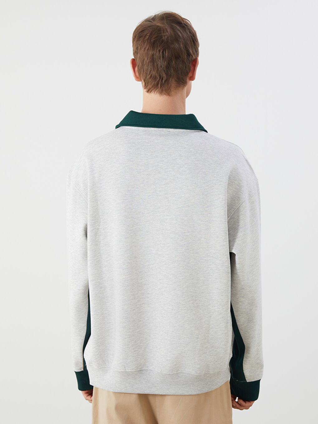 Man WHITE Sweatshirt-3
