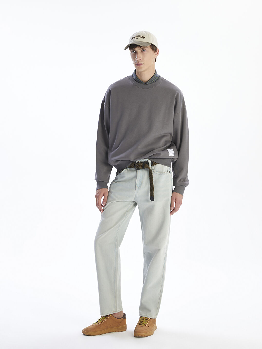 Sweat-shirt pour Hommes à Col Rond-1