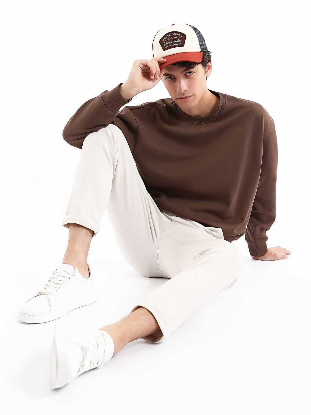 Crew Neck Men's Sweatshirt-1