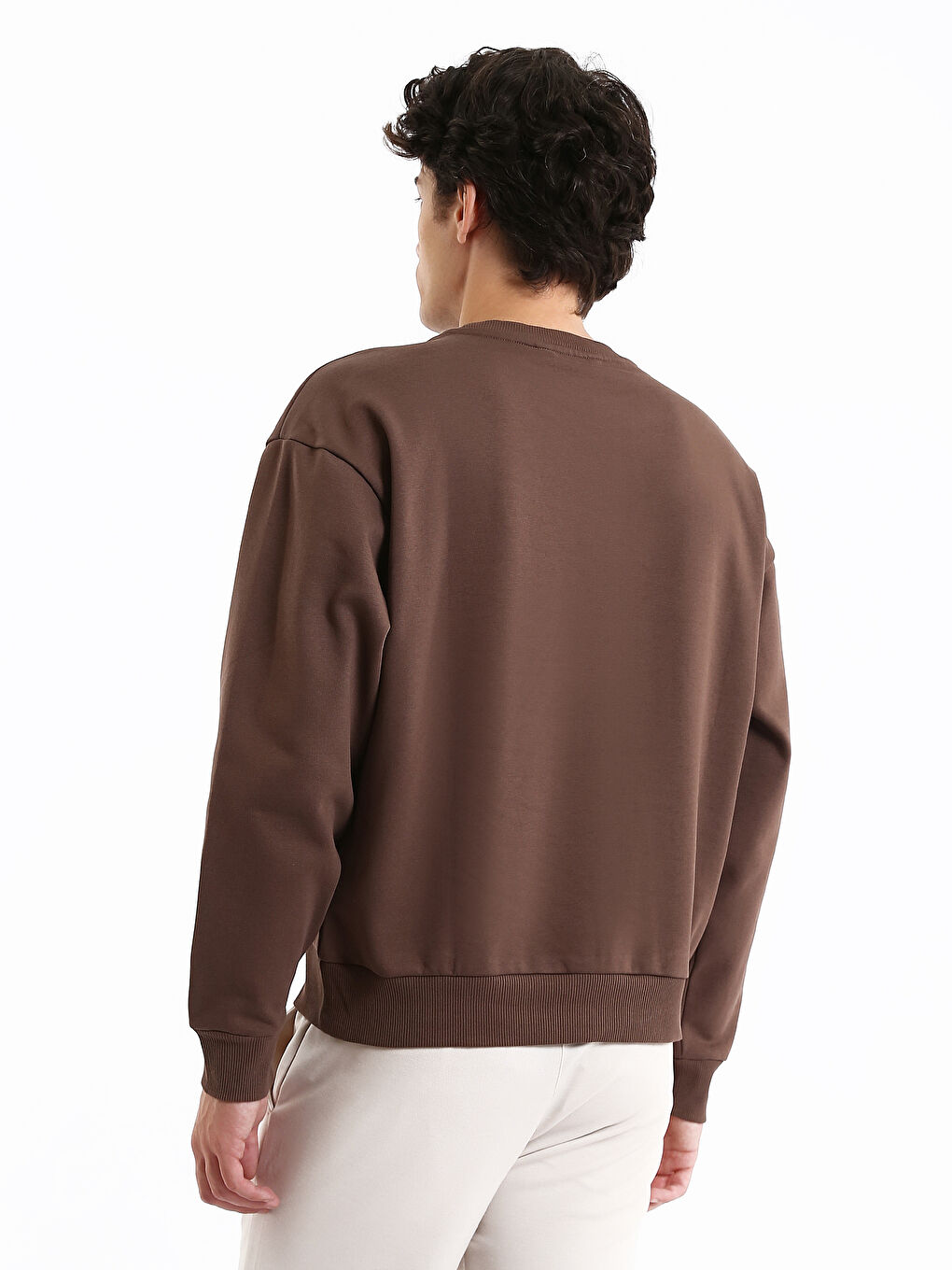 Crew Neck Men's Sweatshirt-4