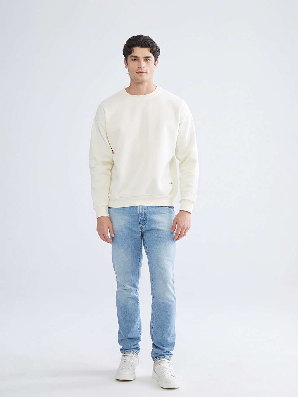 Crew Neck Men's Sweatshirt-1