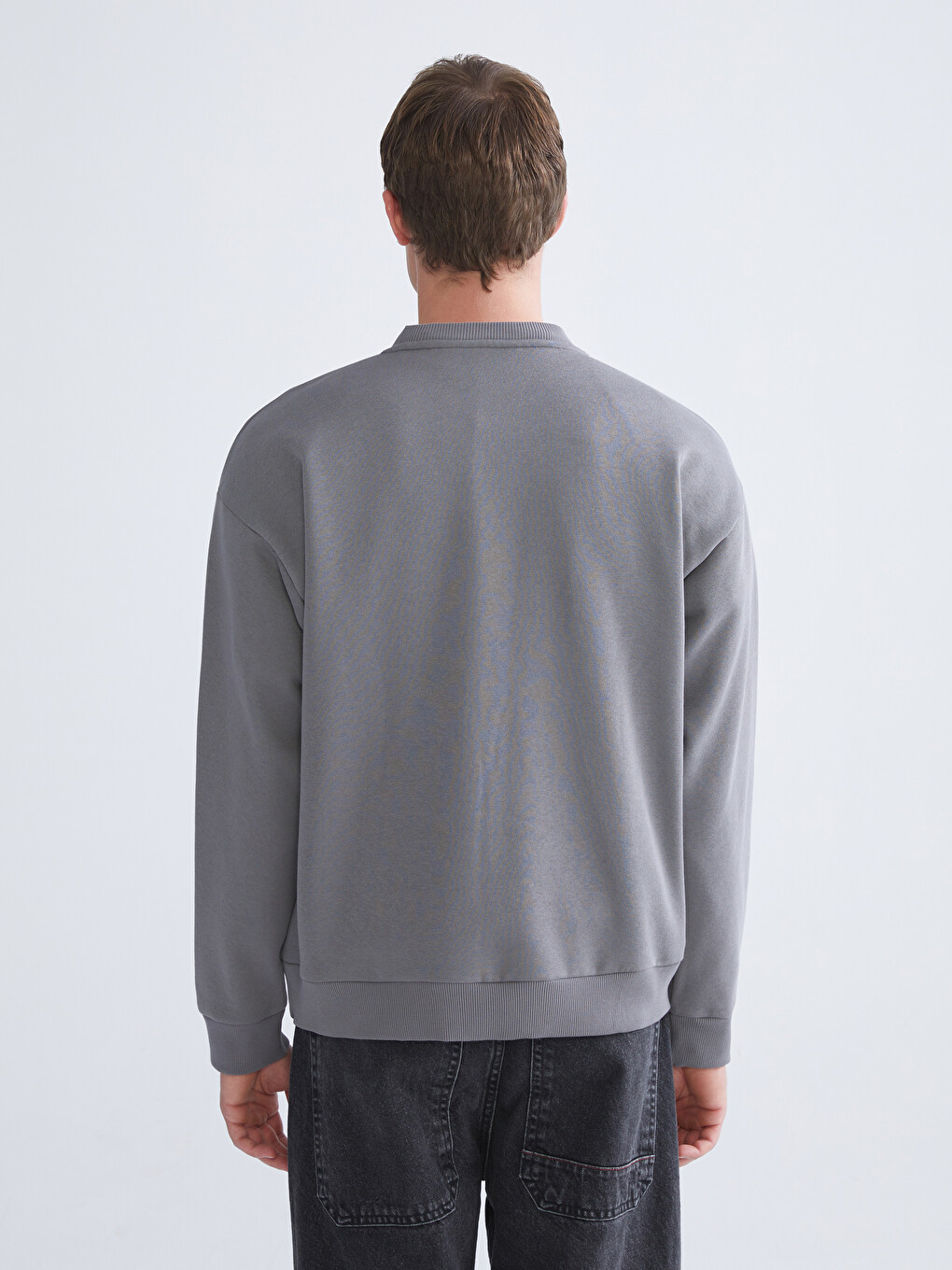 Crew Neck Men's Sweatshirt-3
