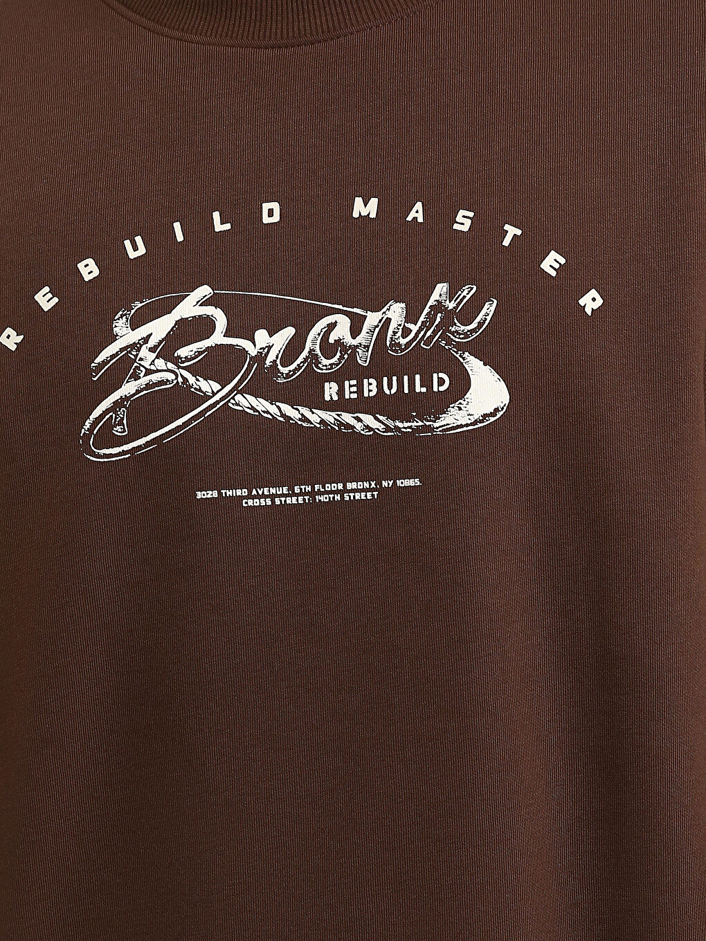 سويتشيرت رجال مطبوع بكول مدور-2