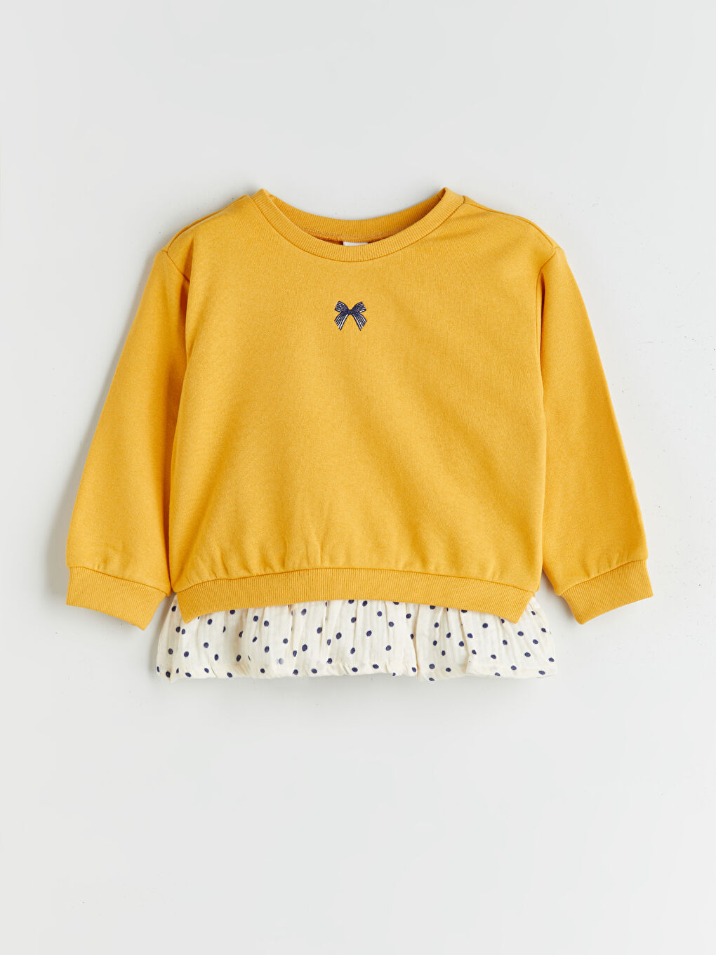 LCW Kids Crew Neck Girls' Sweatshirt 2 Pack -W5DC02Z1-G2C