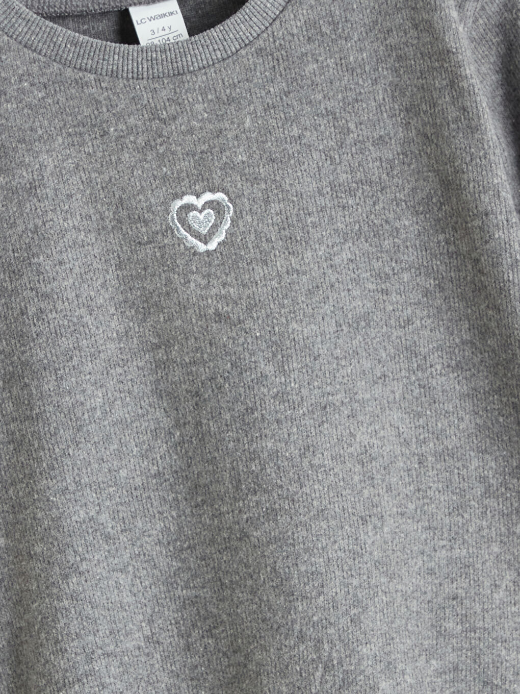 Crew Neck Girls' Sweatshirt 2 Pack-2