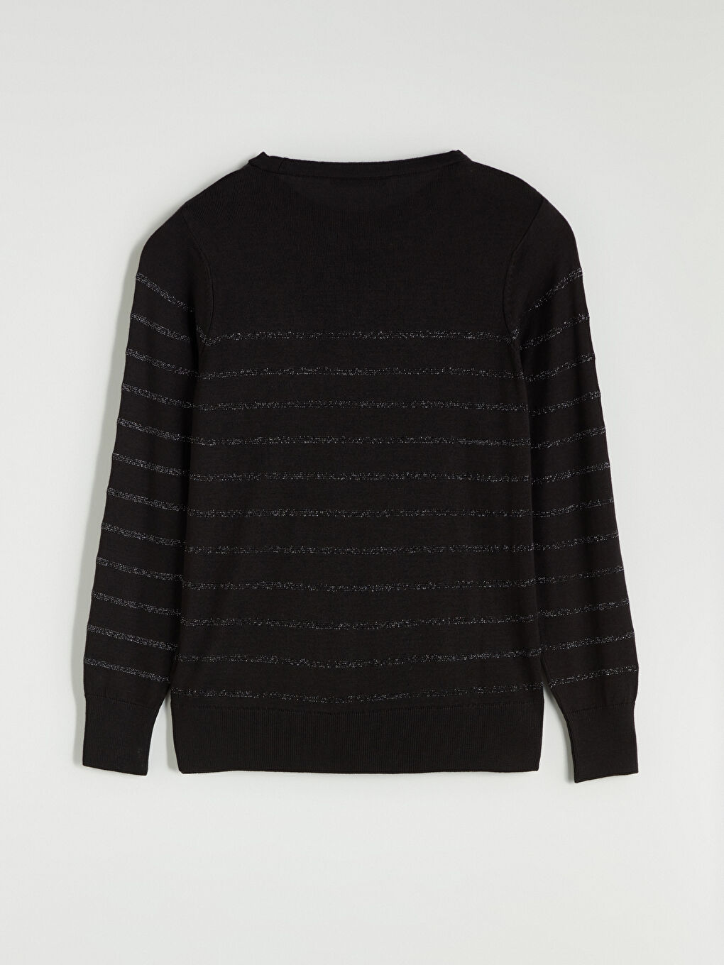 Crew Neck Striped Women's Knitwear Sweater-7