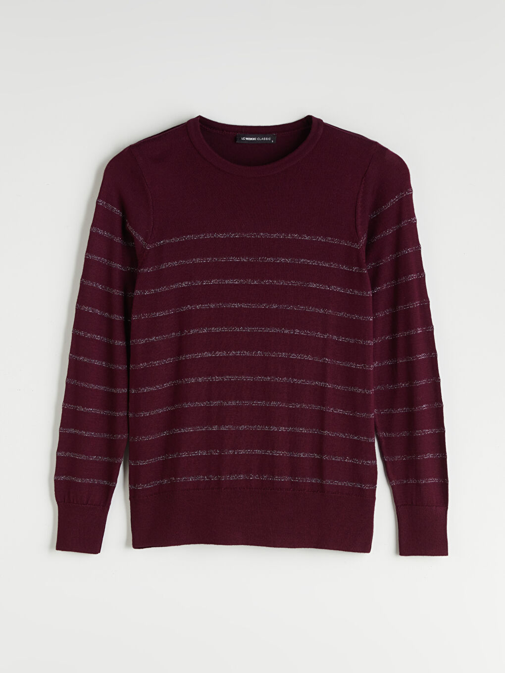 Žena BORDO Džemper -6