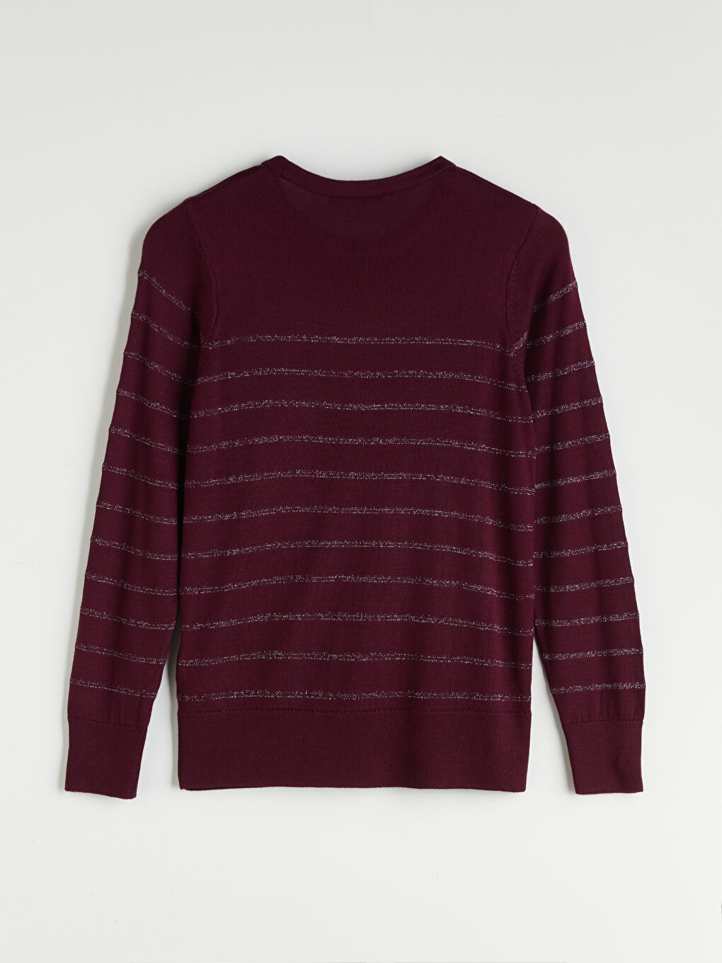 Žena BORDO Džemper -7