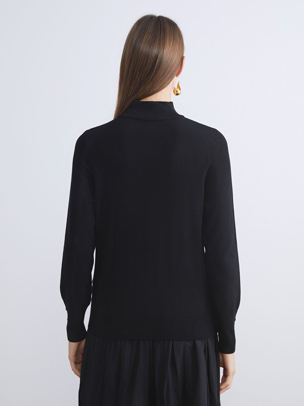 سویتری تریکۆی یەخە خڕ بۆ ژنان-6