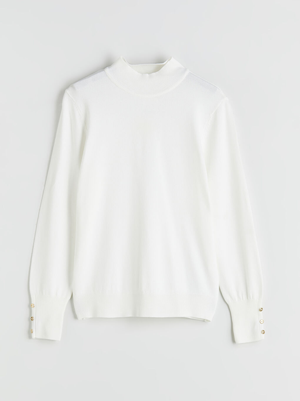 Funnel Neck Women's Knit Sweater-6