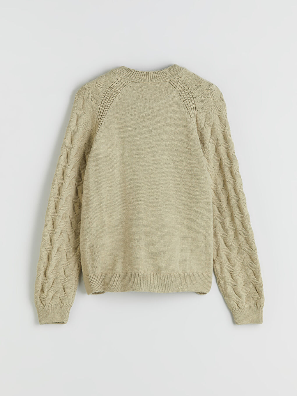 LCWAIKIKI Classic Crew Neck Self-Patterned Women's Knitwear Sweater -W5DC32Z8-GC6