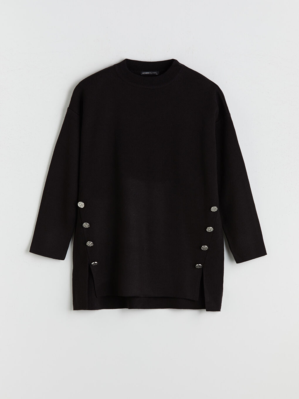 Crew Neck Oversize Women's Knitwear Sweater-4