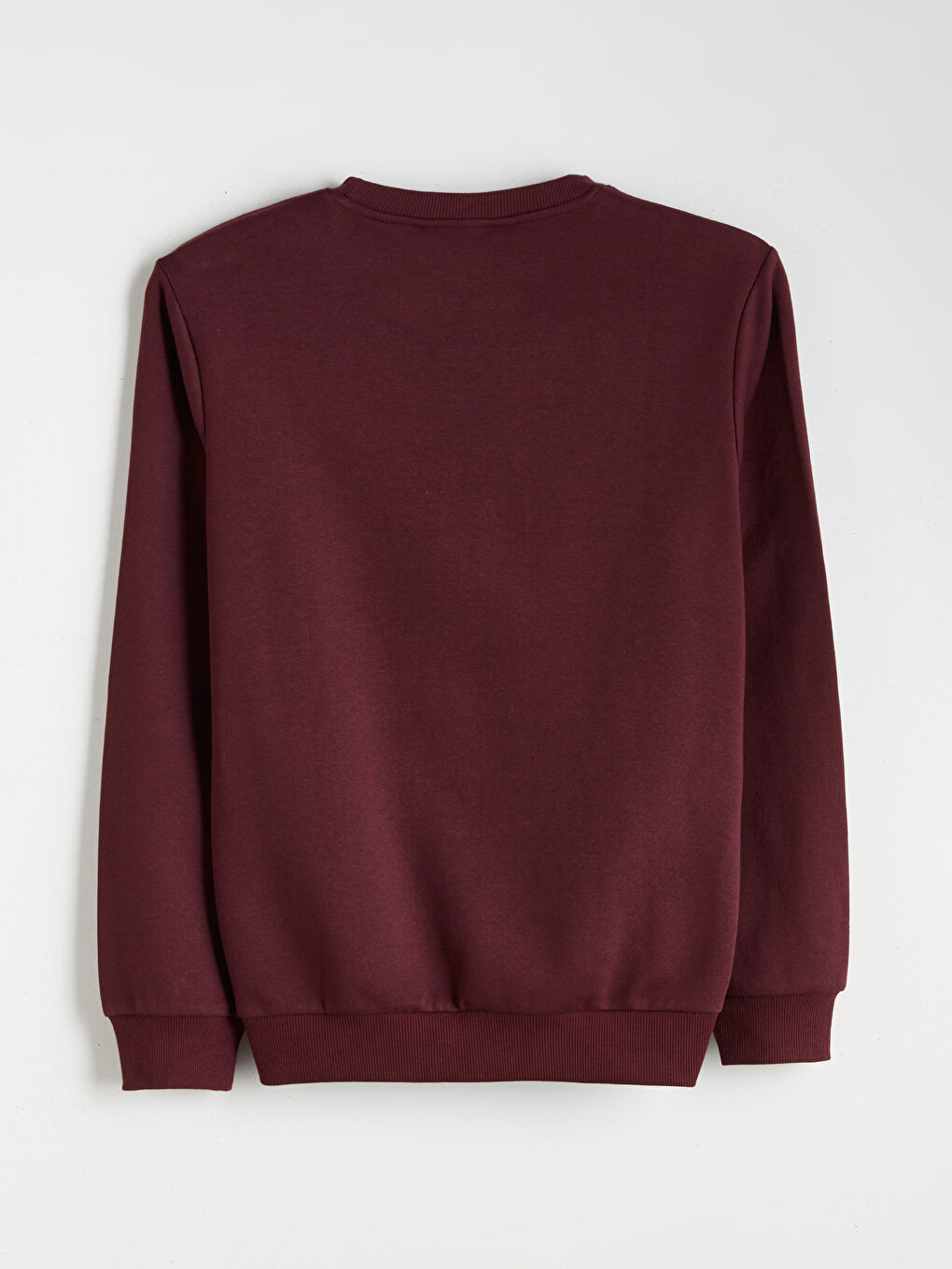 Crew Neck Printed Men's Thick Sweatshirt-5