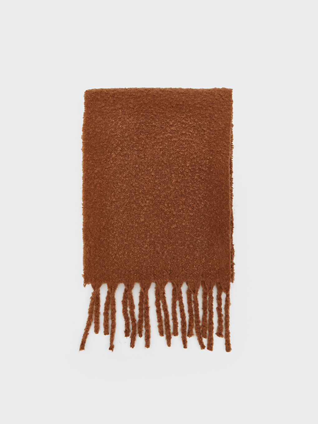 LCW ACCESSORIES Kahverengi Püsküllü Erkek Atkı - 1