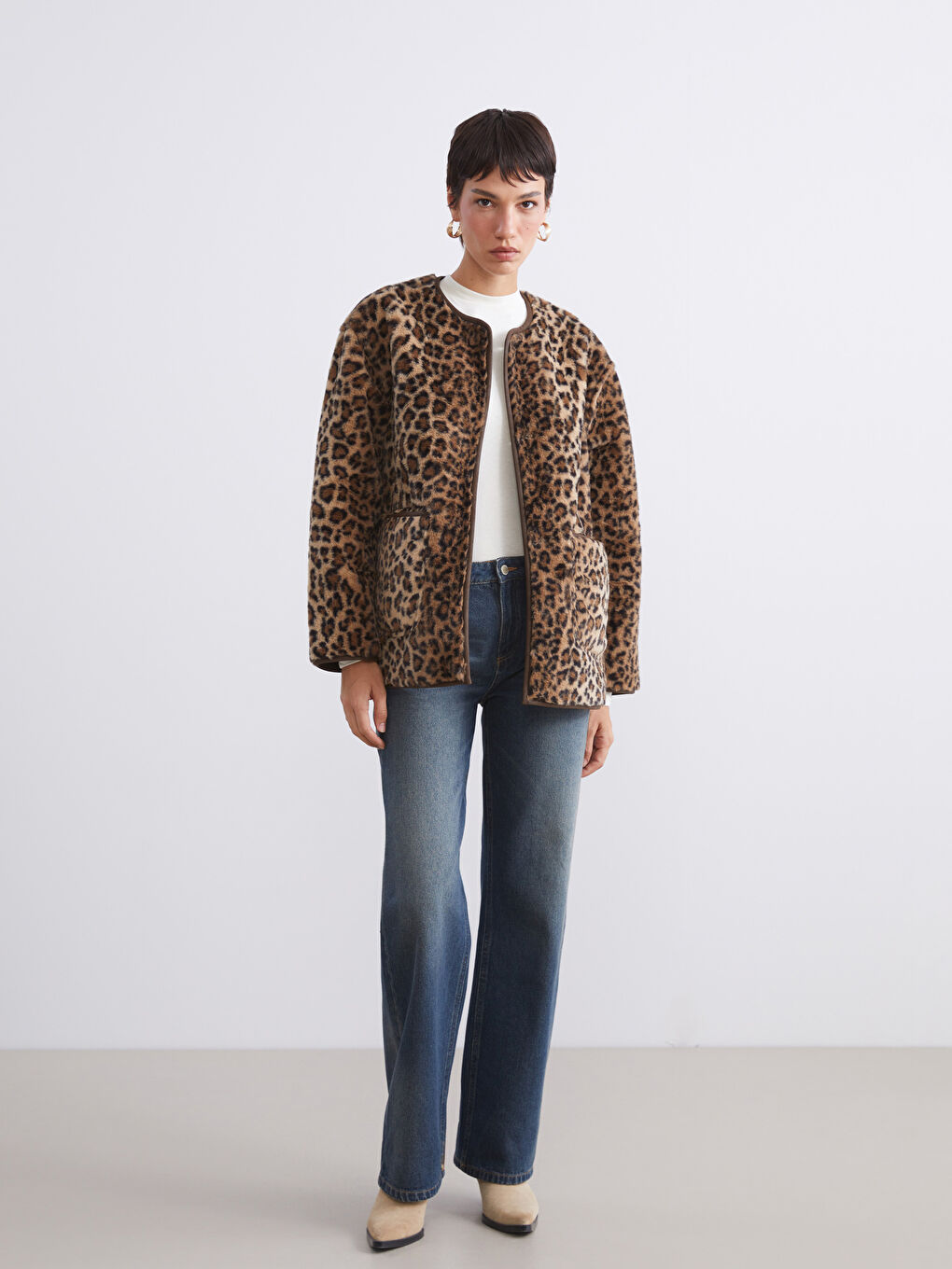 Woman BROWN Coat-1