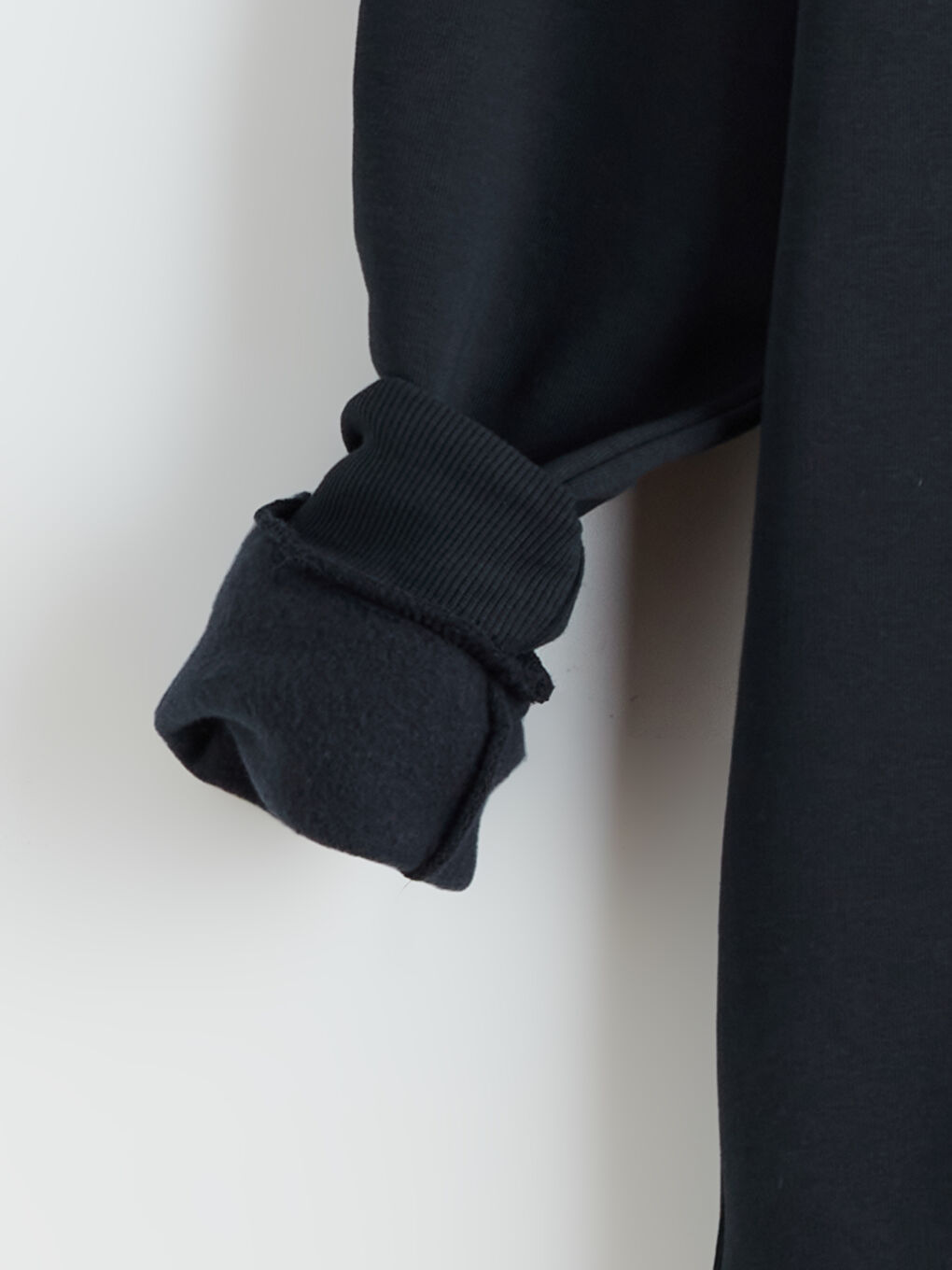 Lacivert Dik Yaka Fenerbahçe Baskılı Erkek Çocuk Sweatshirt-1