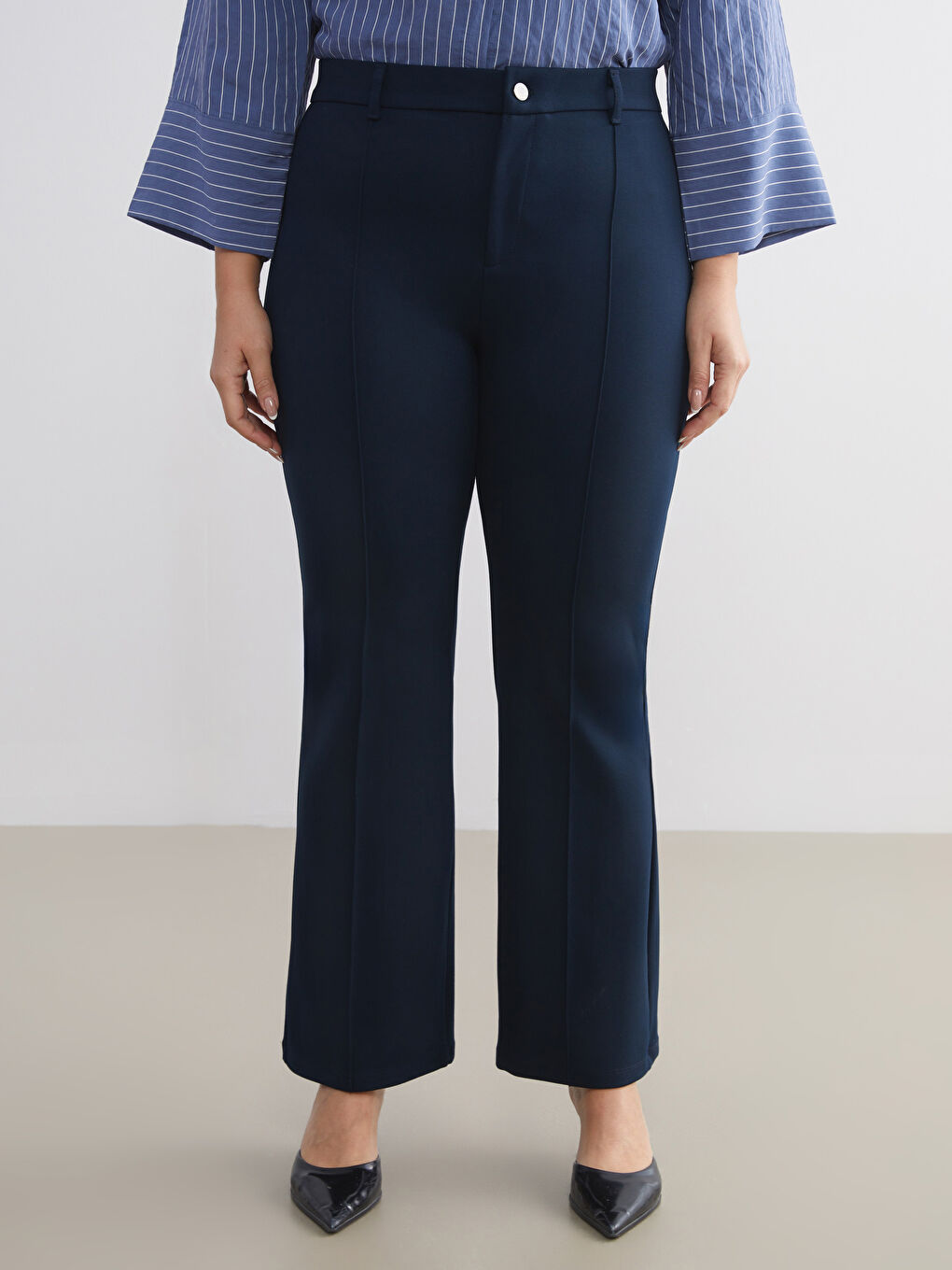 Slim Fit Women's Trousers-9