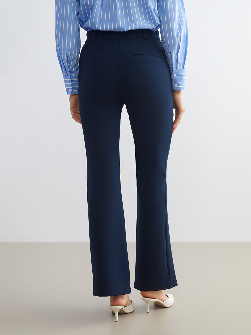 Slim Fit Women's Trousers-8