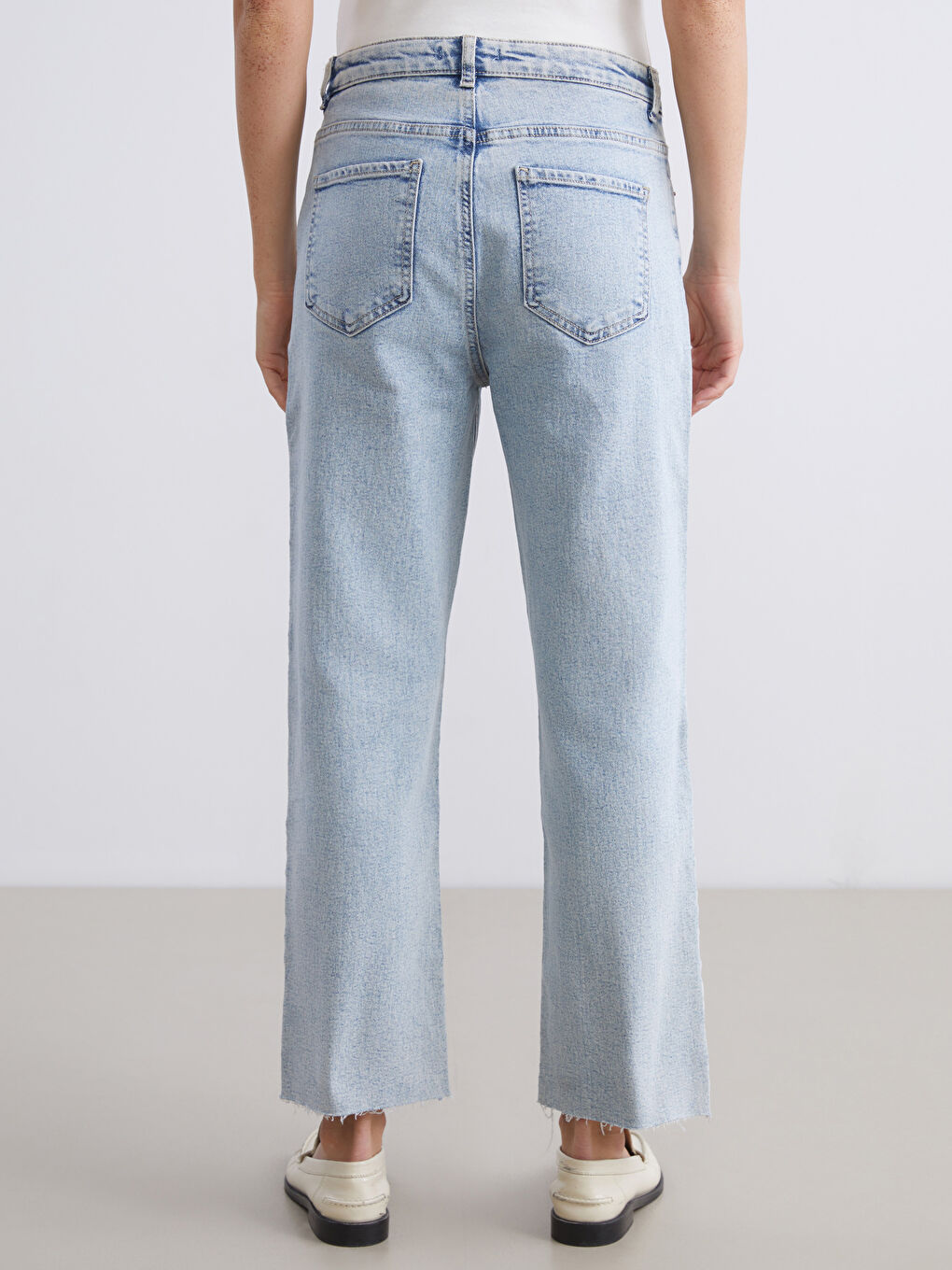 Straight Fit Women's Jeans-3