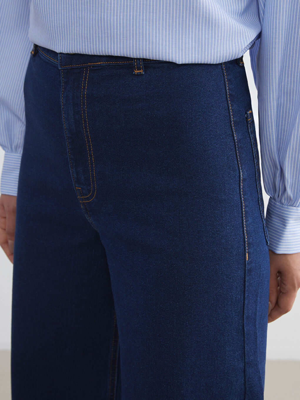 LCW Modest Wideleg Women's Jeans -W5DD03Z8-309