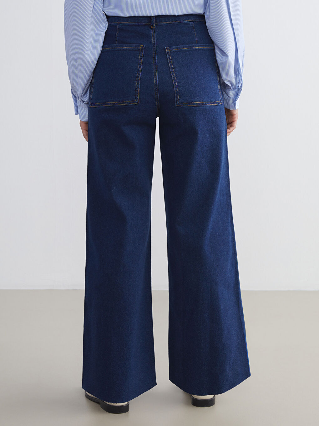 LCW Modest Wideleg Women's Jeans -W5DD03Z8-309