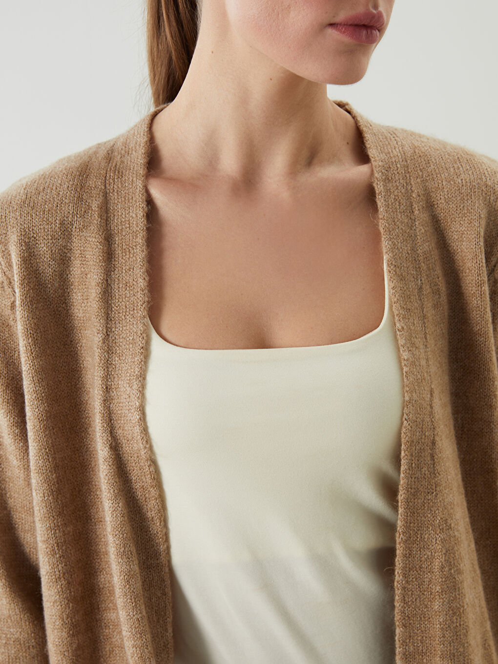 Shawl Collar Women's Knitwear Cardigan-5