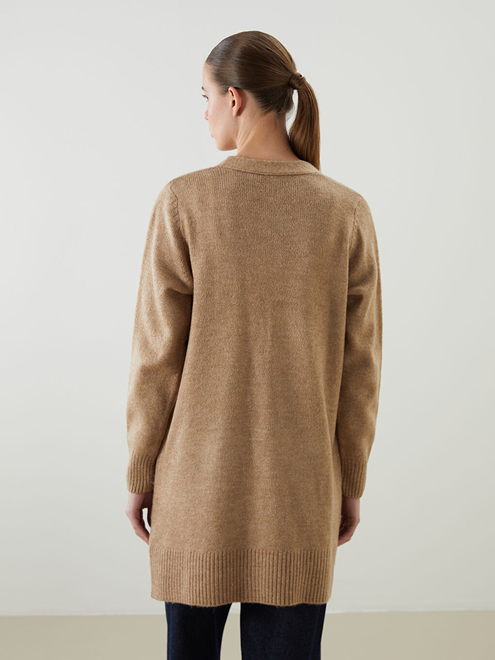 Shawl Collar Women's Knitwear Cardigan-7