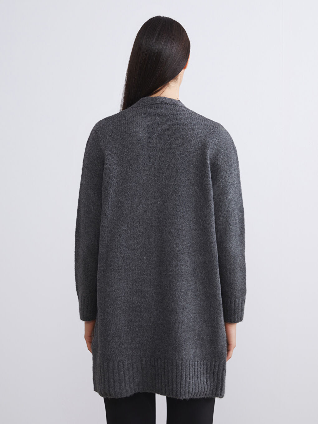 Shawl Collar Women's Knitwear Cardigan-3