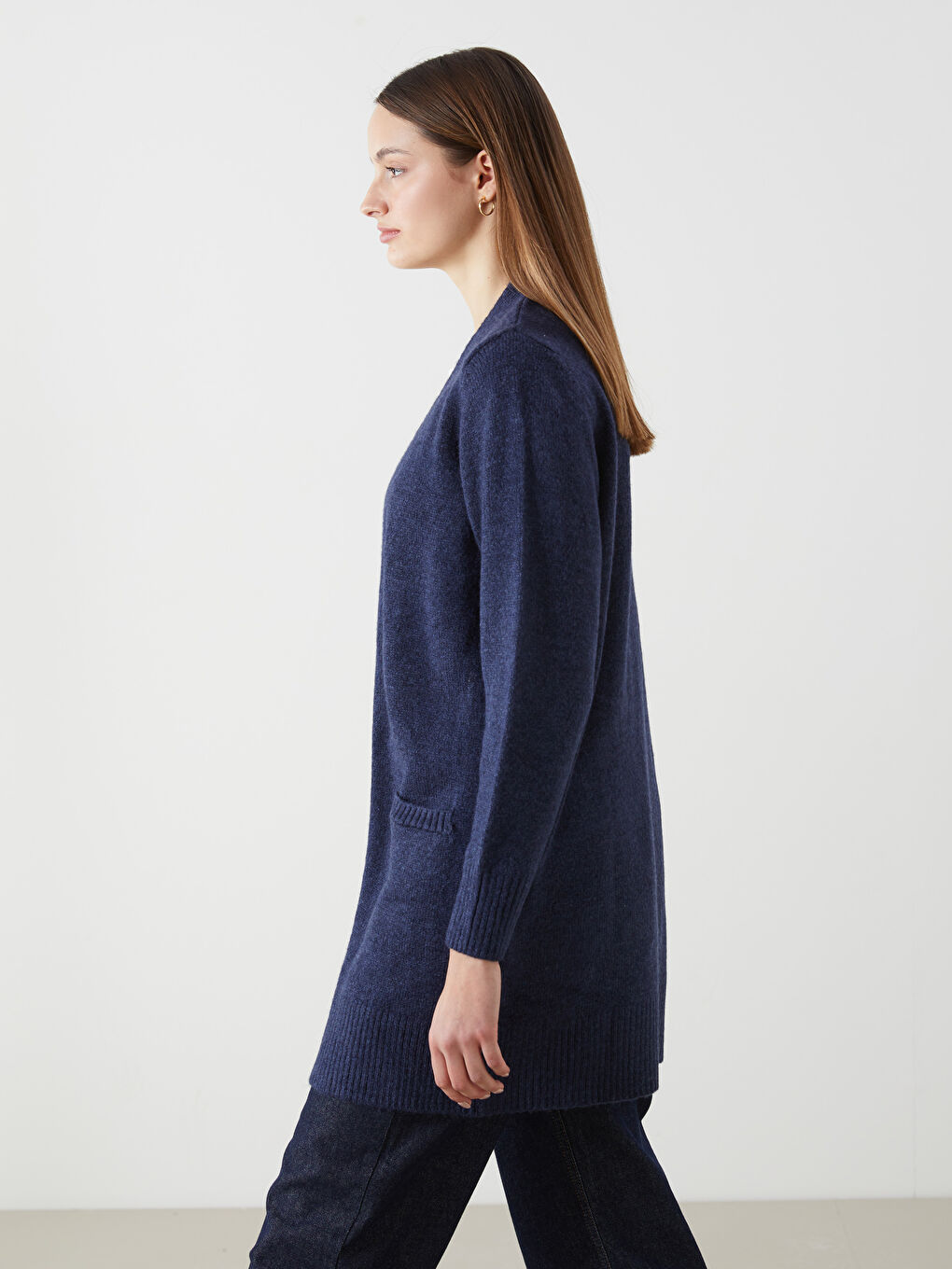 Shawl Collar Women's Knitwear Cardigan