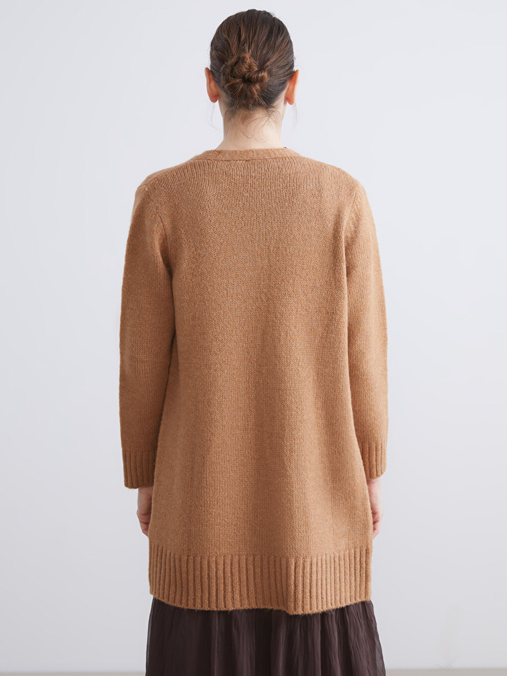 Shawl Collar Women's Knitwear Cardigan-6