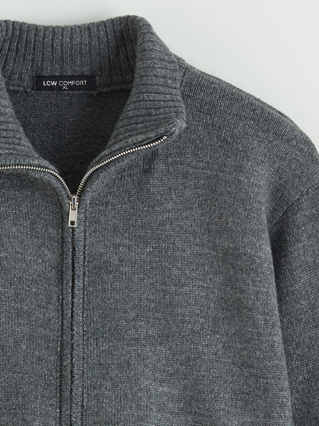 Funnel Neck Women's Knitwear Cardigan-5