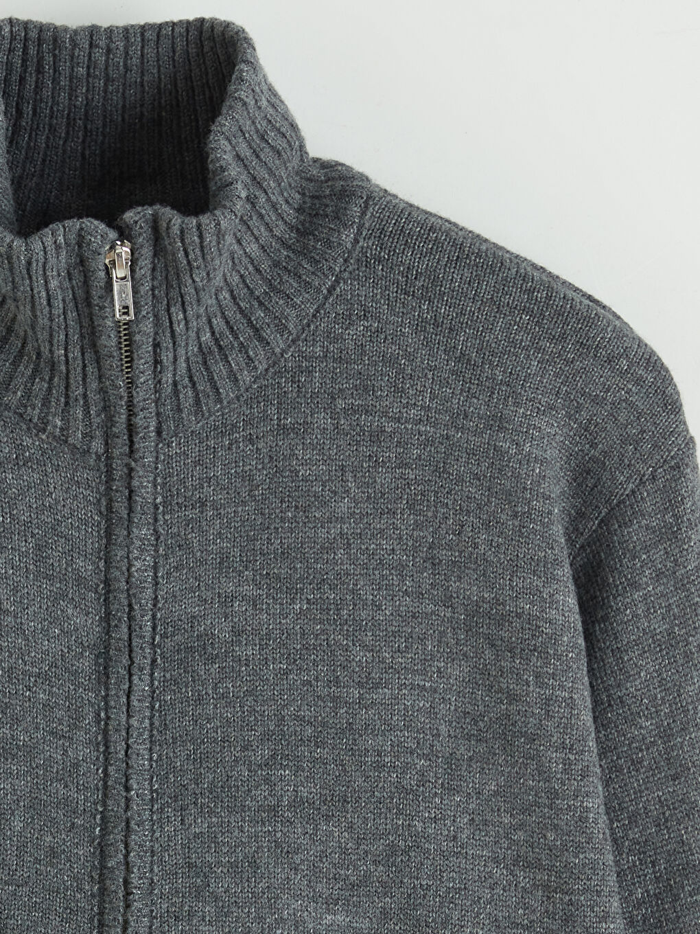 Funnel Neck Women's Knitwear Cardigan-7