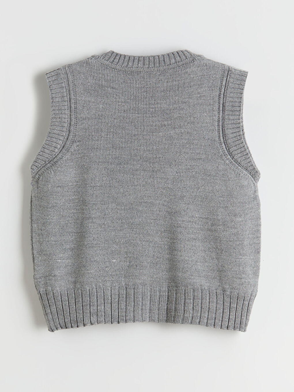 Crew Neck Women's Knitwear Sweater Vest-5