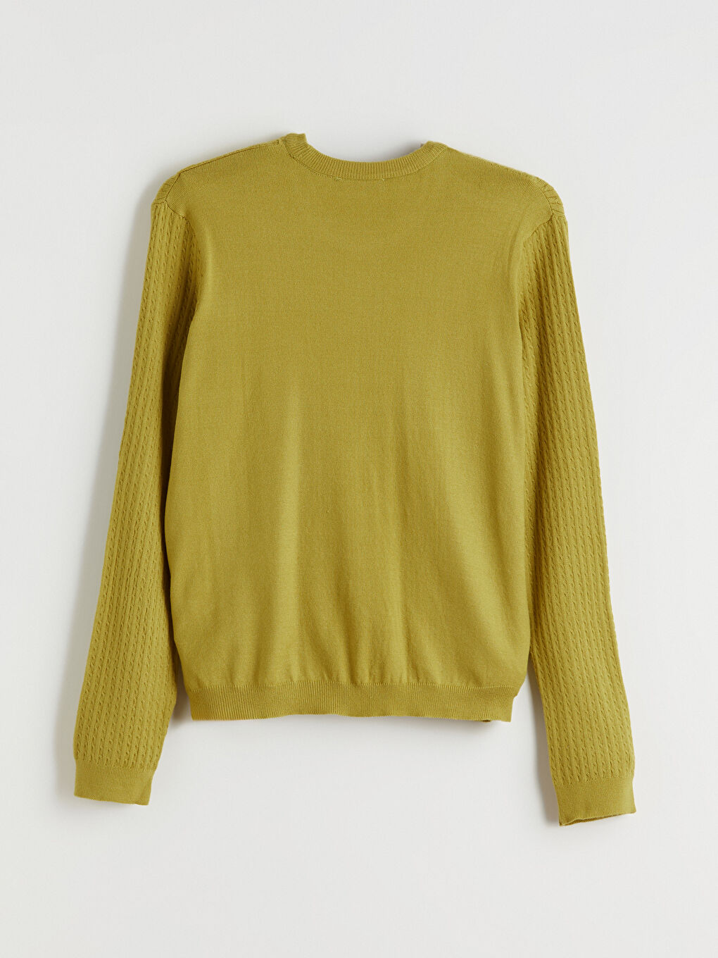 سترة تريكو بياقة دائرية للسيدات-10