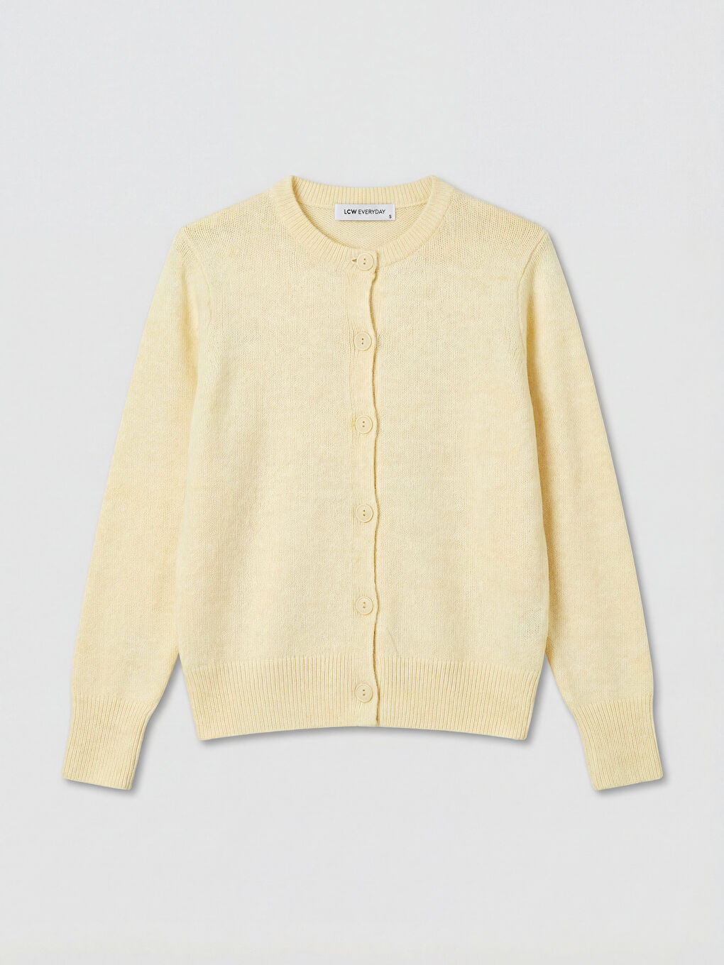 Crew Neck Women Sweater Cardigan