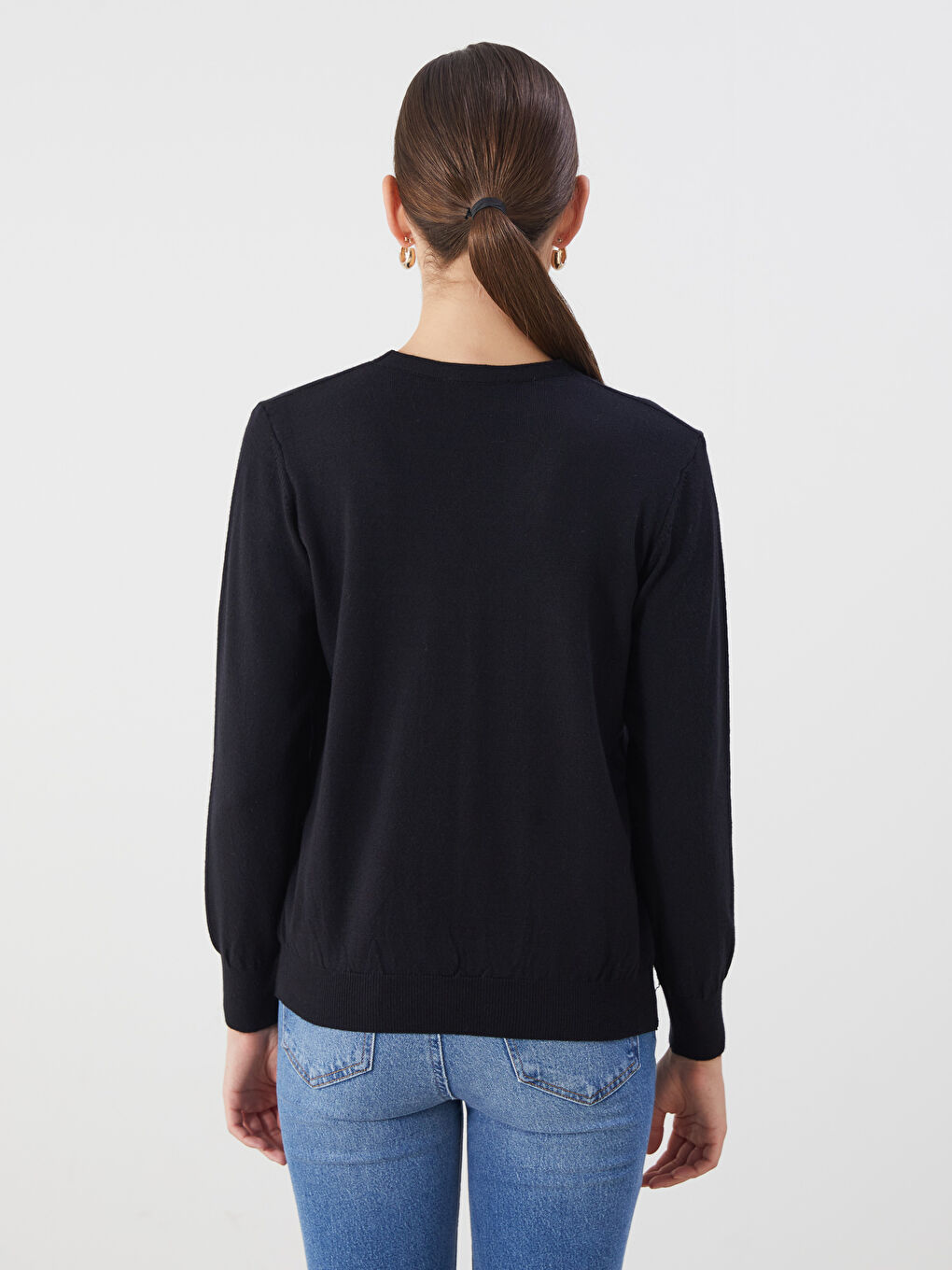V Neck Women's Knitwear Cardigan-3
