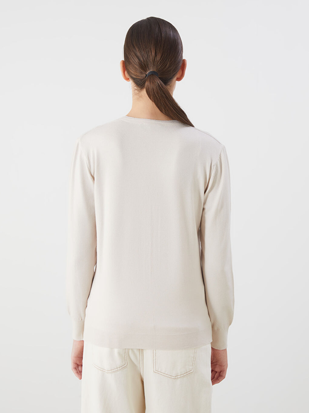 V Neck Women's Knitwear Cardigan-3
