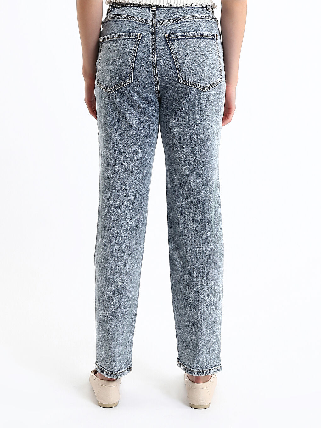 Jean Coupe Maman pour Femmes-4