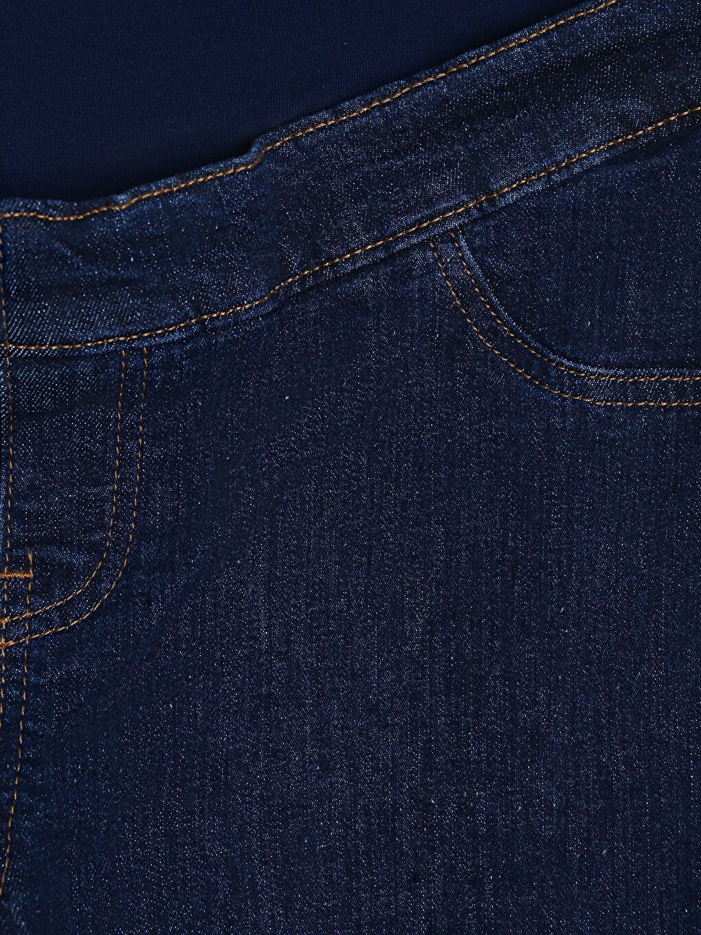 بنطلون جينز للحوامل برقبة البطن-2