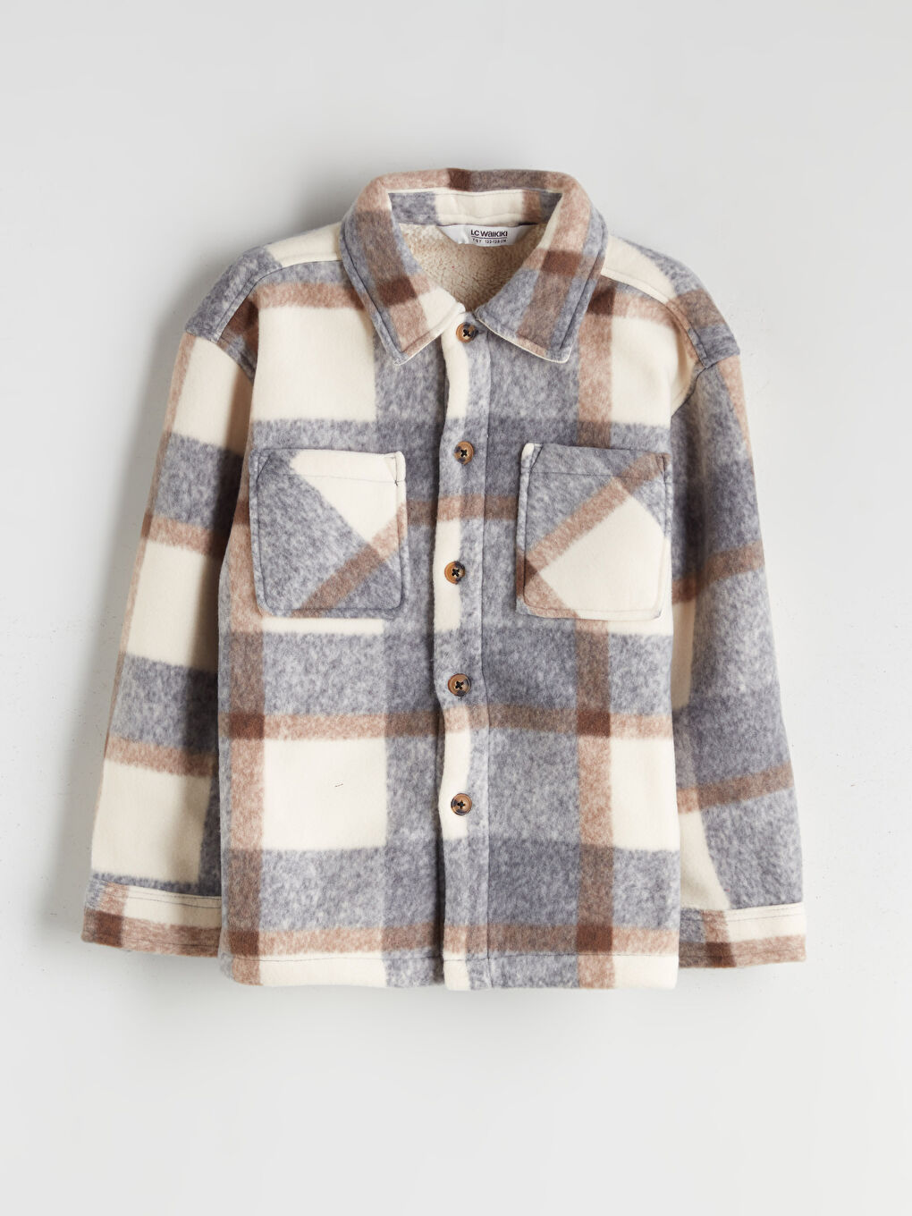 Plaid Boys' Shirt Jacket