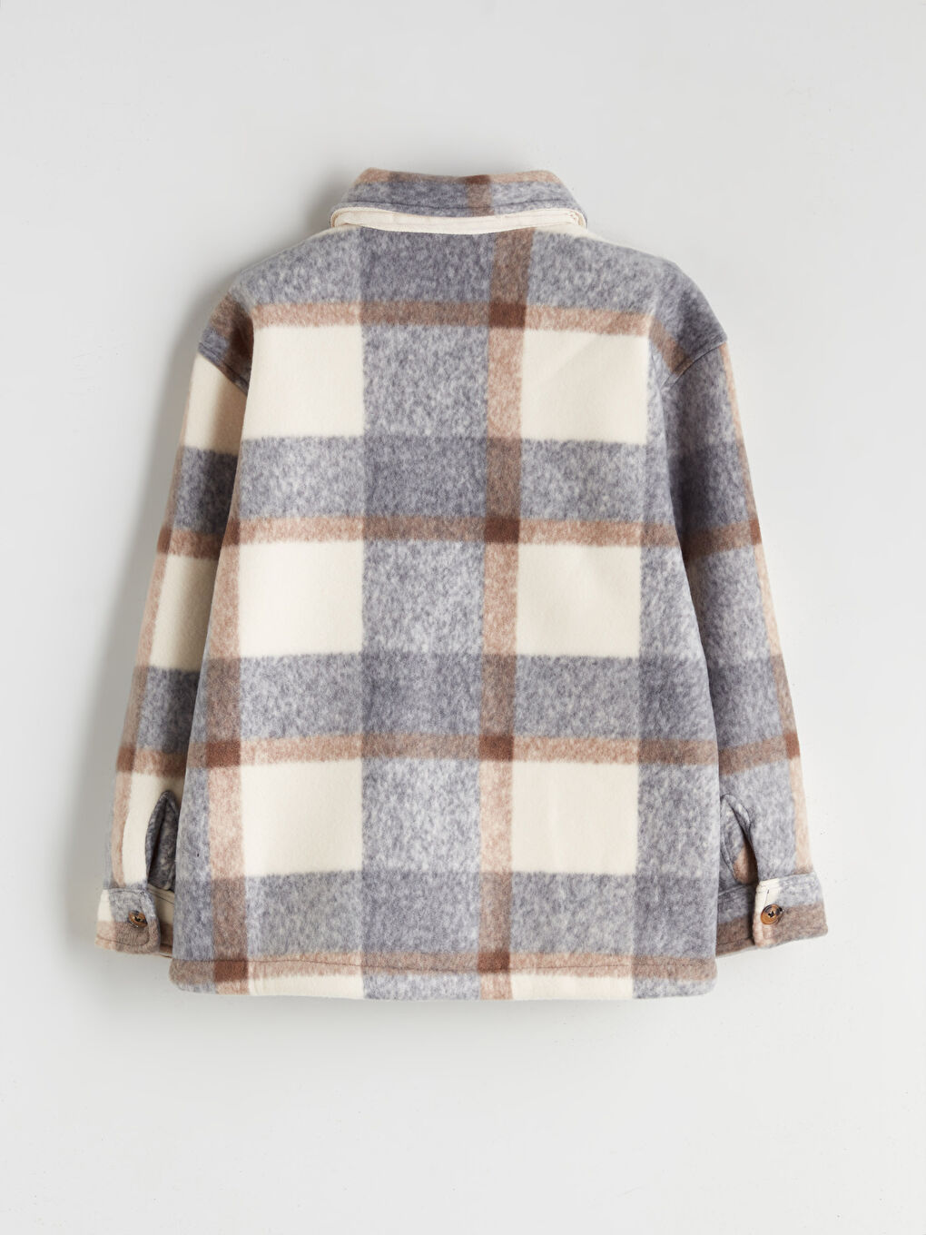 Plaid Boys' Shirt Jacket-1