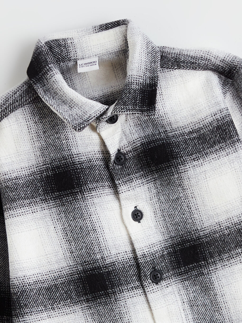 Long Sleeve Plaid Boys' Shirt-1