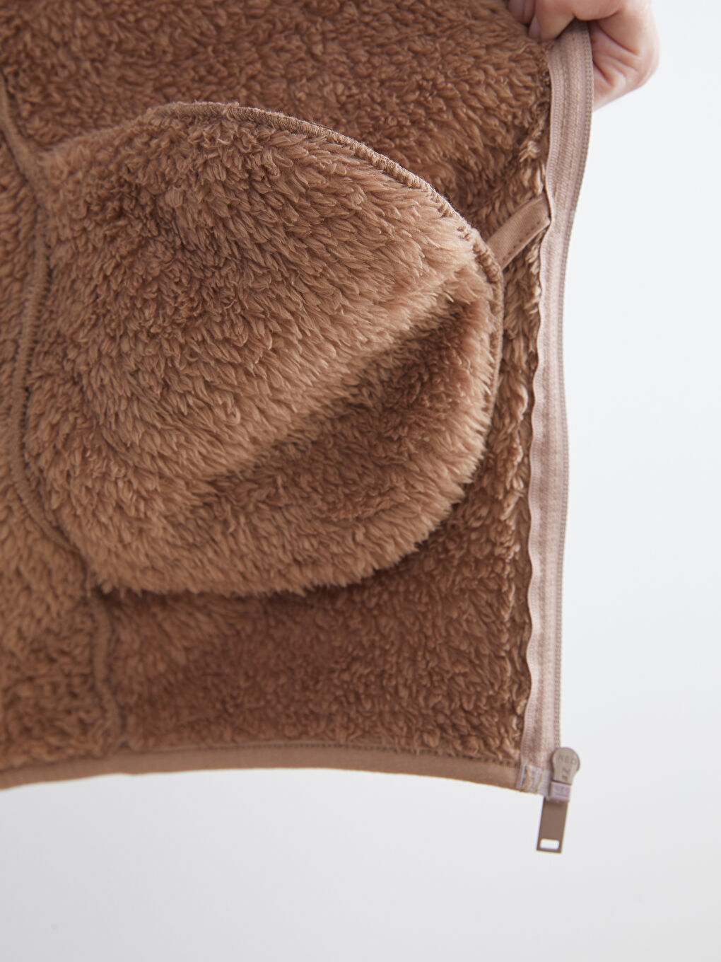 Funnel Neck Polar Women's Zip-Up Sweatshirt-3