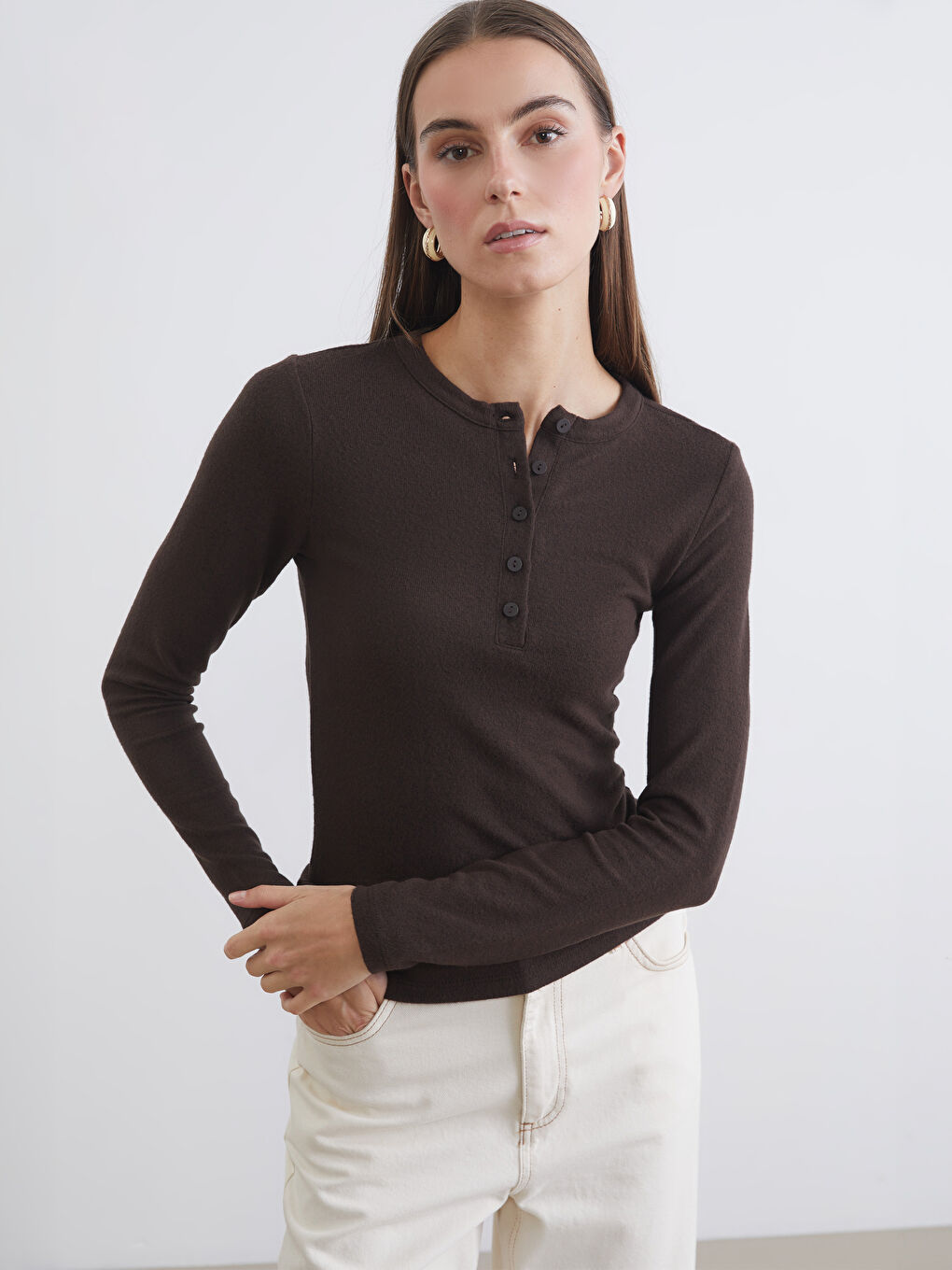 Okrugli izrez Ženski Bodi